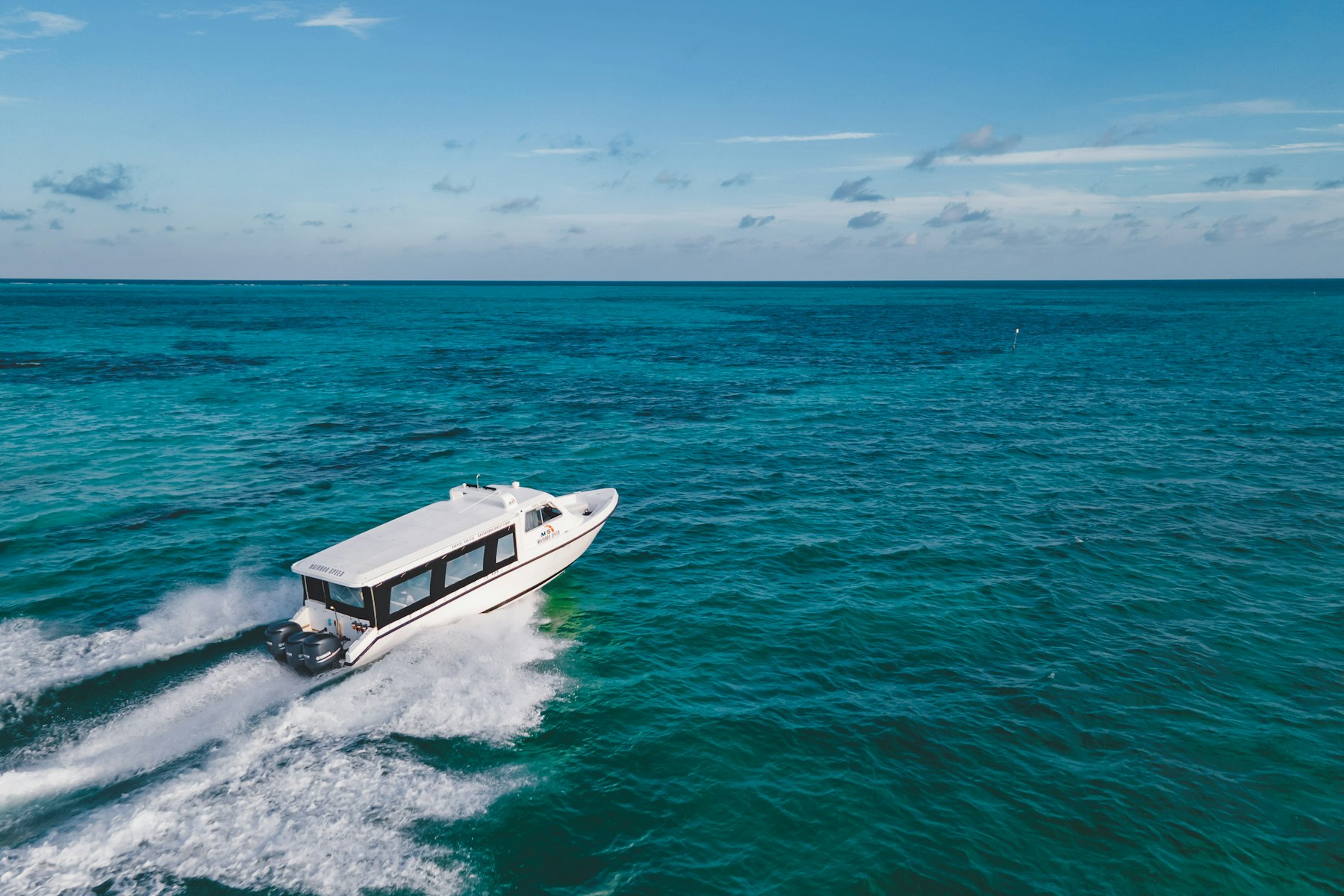 A returned boat received for wash, RO flush, and dry storage